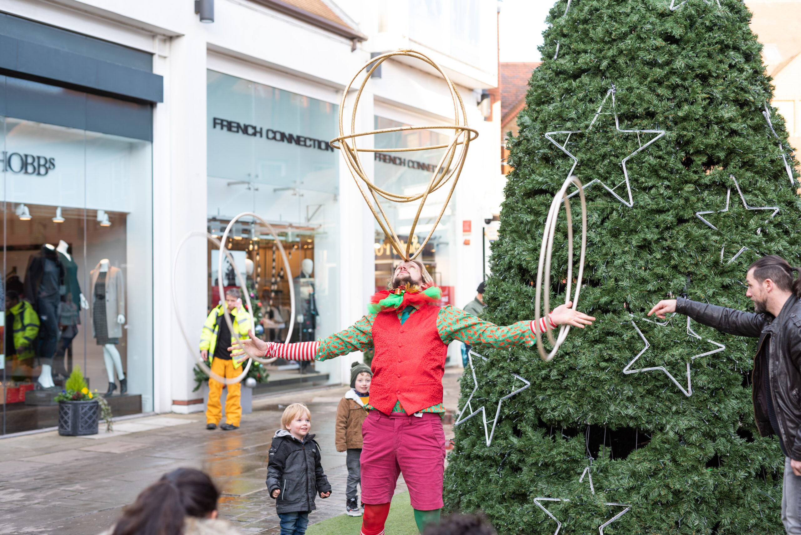 Christmas juggler