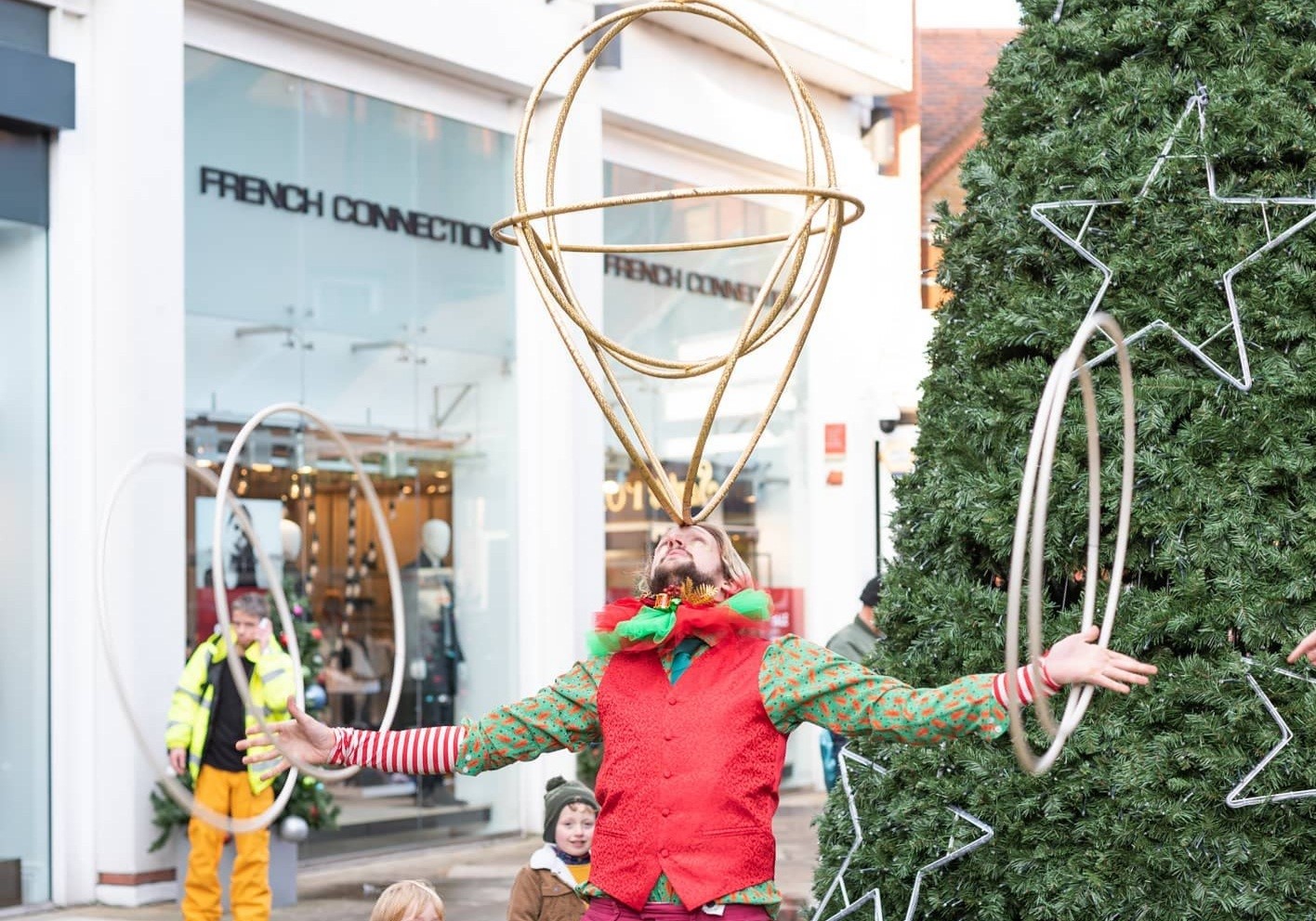 Christmas juggler